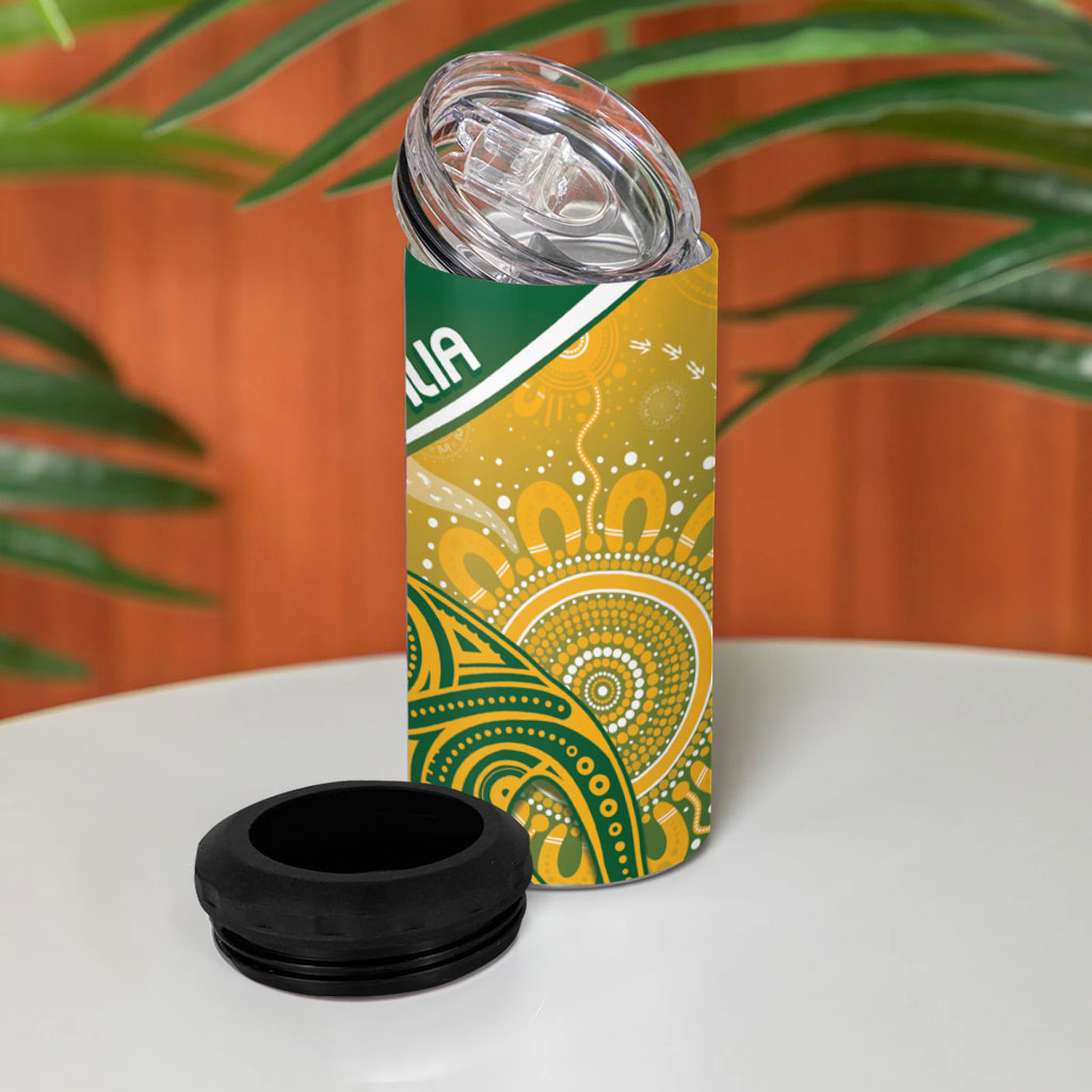 Australia Indigenous Wallabies 4 in 1 Can Cooler Tumbler Rugby Rivals