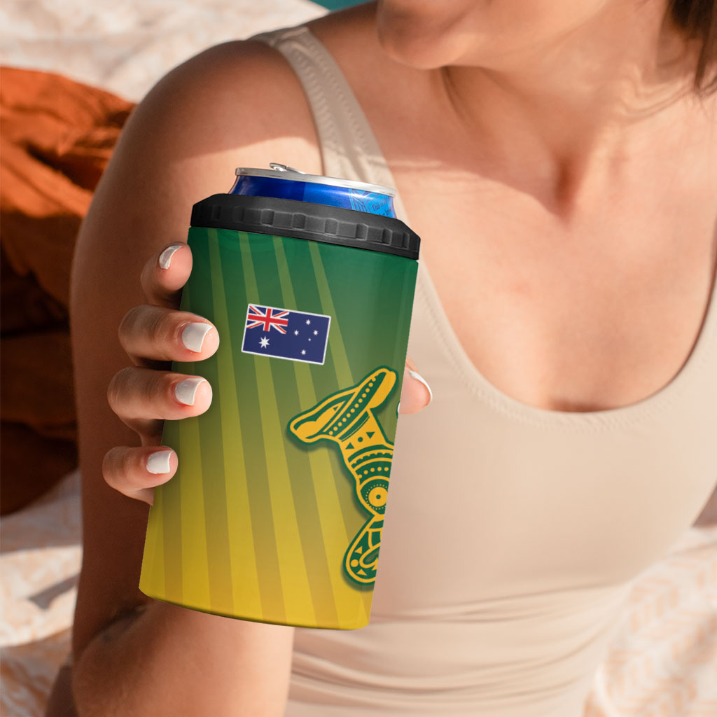Australia Indigenous Wallabies 4 in 1 Can Cooler Tumbler Rugby Rivals