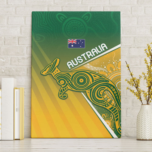 Australia Indigenous Wallabies Canvas Wall Art Rugby Rivals