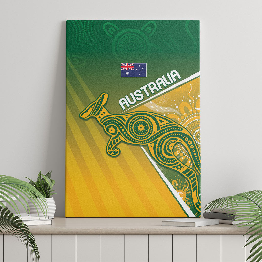 Australia Indigenous Wallabies Canvas Wall Art Rugby Rivals