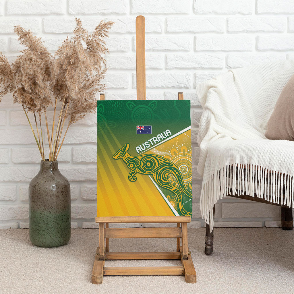 Australia Indigenous Wallabies Canvas Wall Art Rugby Rivals