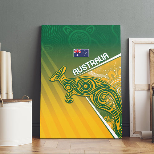Australia Indigenous Wallabies Canvas Wall Art Rugby Rivals