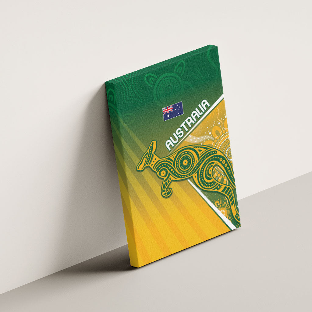 Australia Indigenous Wallabies Canvas Wall Art Rugby Rivals