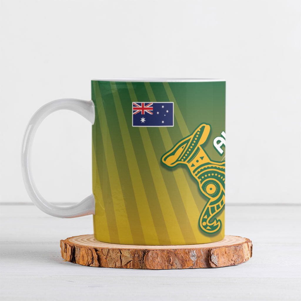 Australia Indigenous Wallabies Ceramic Mug Rugby Rivals