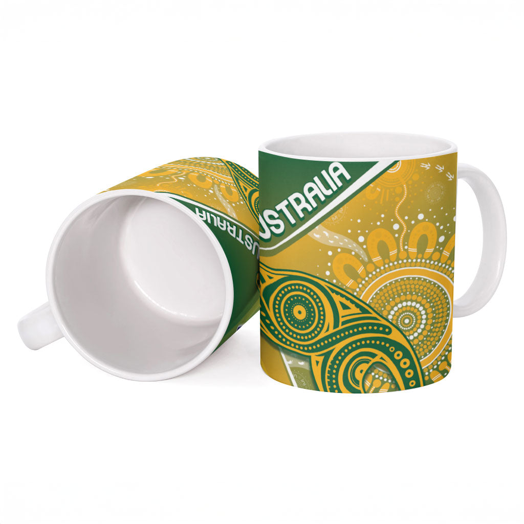Australia Indigenous Wallabies Ceramic Mug Rugby Rivals