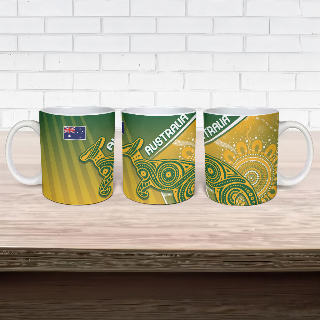 Australia Indigenous Wallabies Ceramic Mug Rugby Rivals