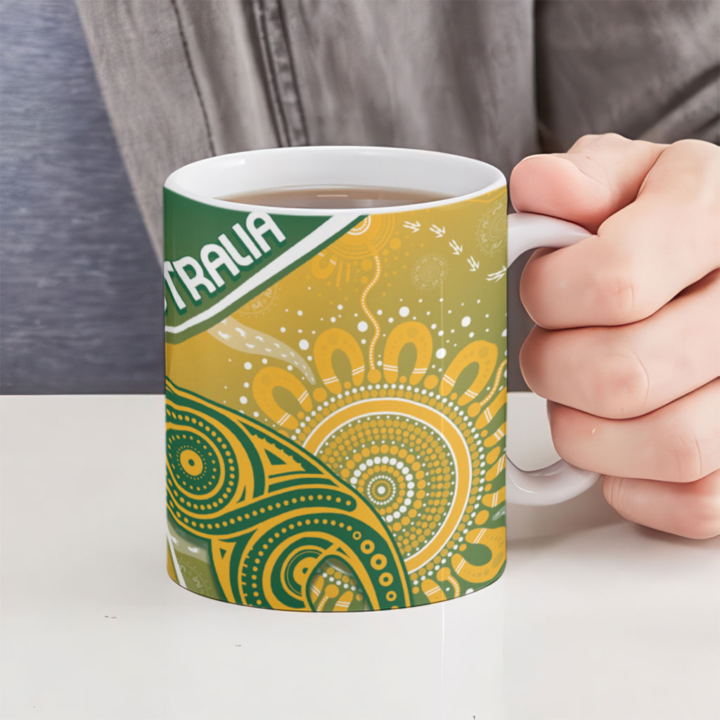 Australia Indigenous Wallabies Ceramic Mug Rugby Rivals