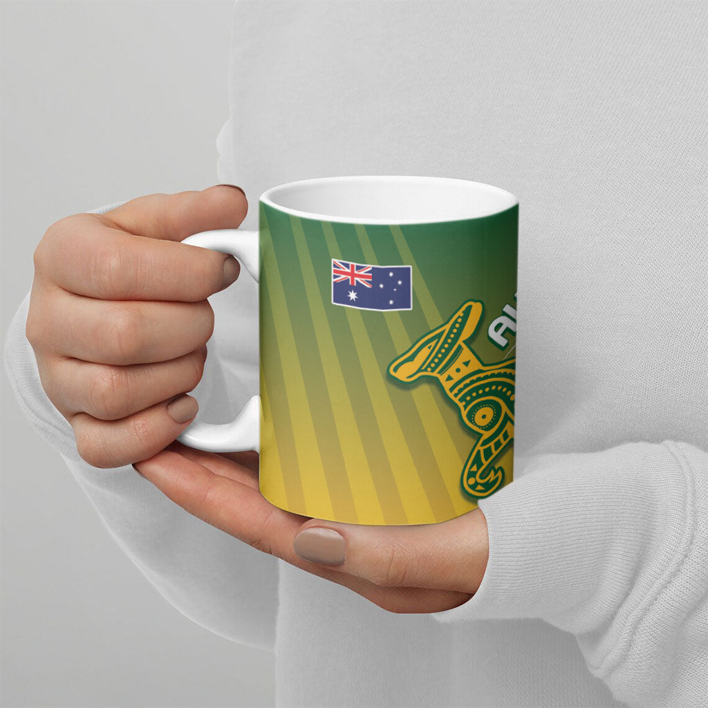 Australia Indigenous Wallabies Ceramic Mug Rugby Rivals