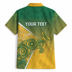 Australia Indigenous Personalised Wallabies Hawaiian Shirt Rugby Rivals