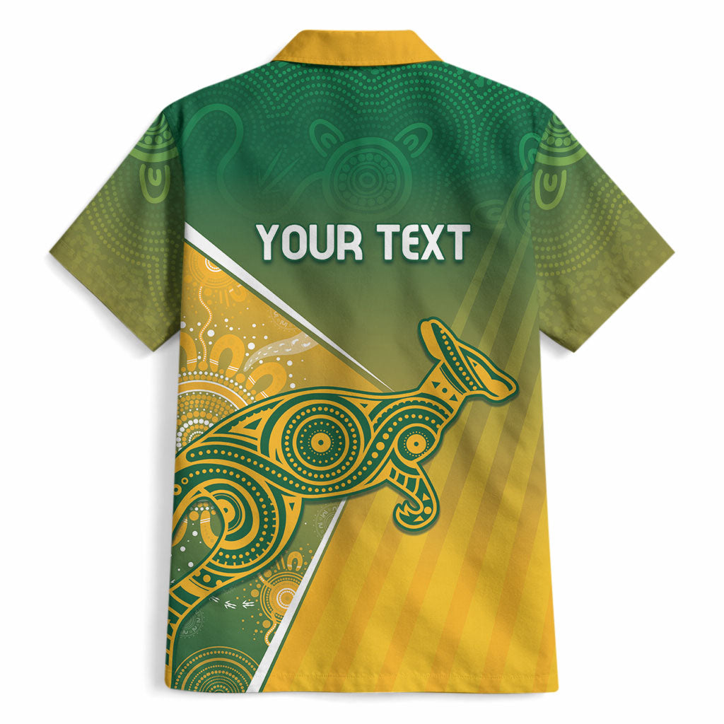 Australia Indigenous Personalised Wallabies Hawaiian Shirt Rugby Rivals