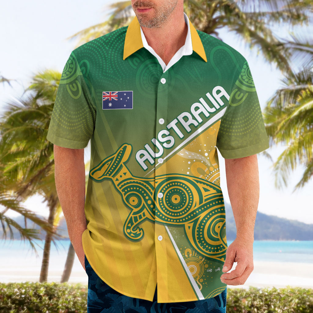 Australia Indigenous Personalised Wallabies Hawaiian Shirt Rugby Rivals