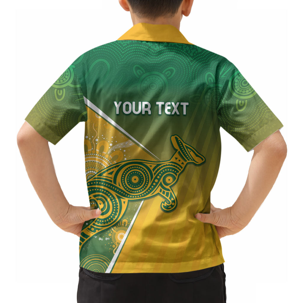 Australia Indigenous Personalised Wallabies Hawaiian Shirt Rugby Rivals