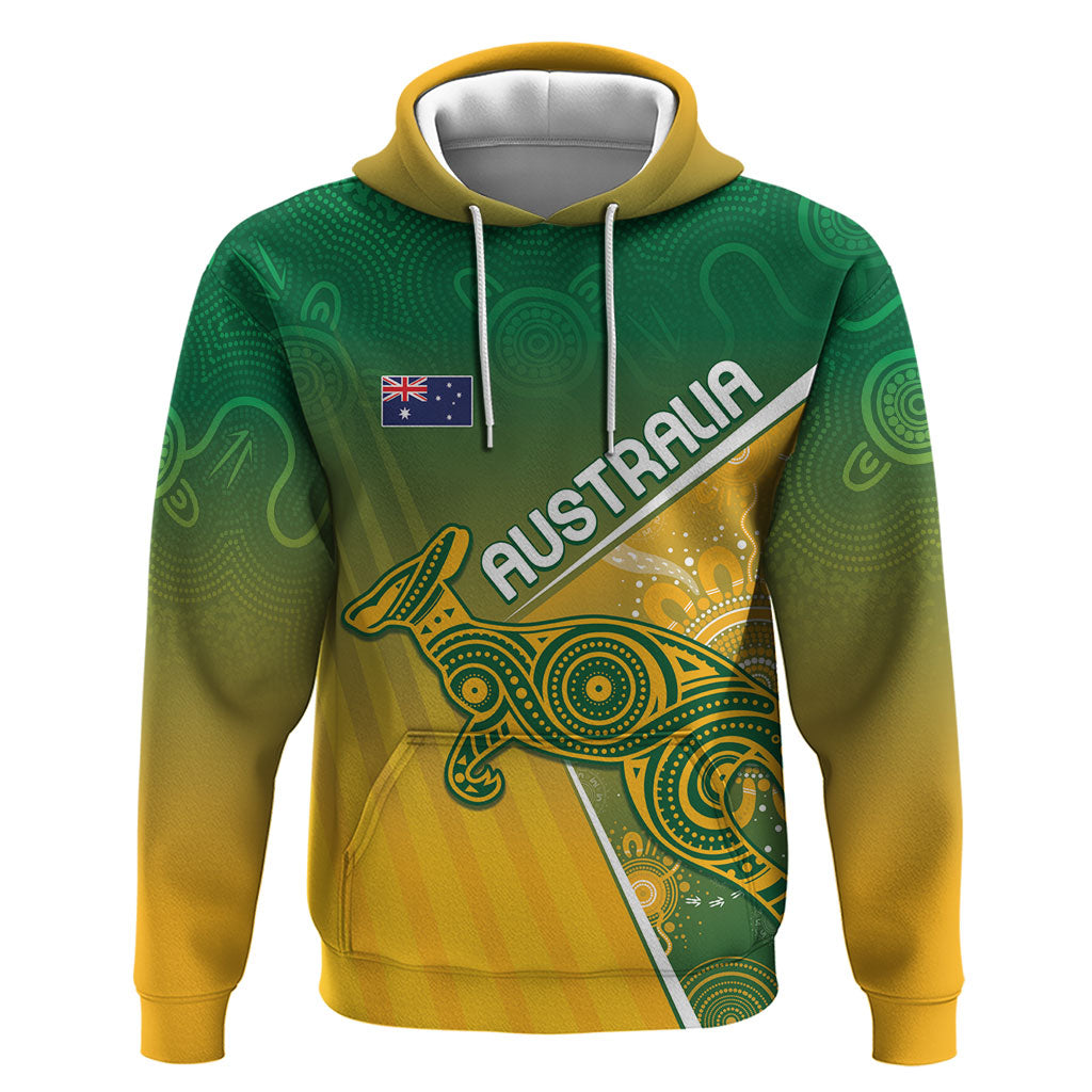 Australia Indigenous Personalised Wallabies Hoodie Rugby Rivals