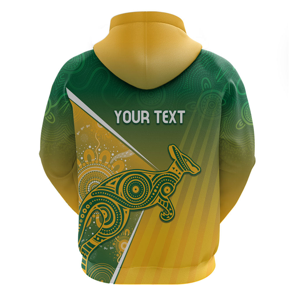 Australia Indigenous Personalised Wallabies Hoodie Rugby Rivals