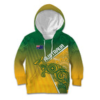 Australia Indigenous Personalised Wallabies Kid Hoodie Rugby Rivals