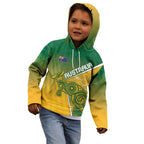 Australia Indigenous Personalised Wallabies Kid Hoodie Rugby Rivals