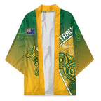 Australia Indigenous Personalised Wallabies Kimono Rugby Rivals