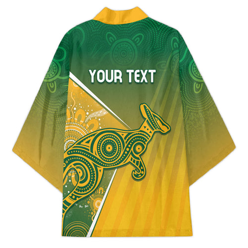 Australia Indigenous Personalised Wallabies Kimono Rugby Rivals