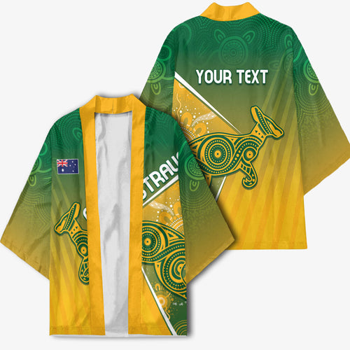 Australia Indigenous Personalised Wallabies Kimono Rugby Rivals
