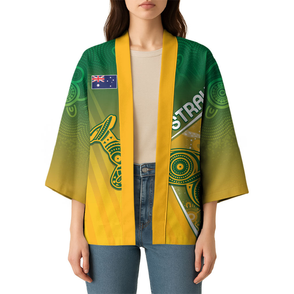Australia Indigenous Personalised Wallabies Kimono Rugby Rivals