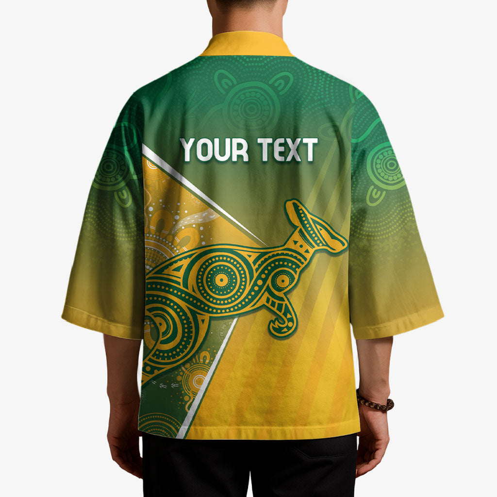 Australia Indigenous Personalised Wallabies Kimono Rugby Rivals