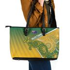 Australia Indigenous Wallabies Leather Tote Bag Rugby Rivals