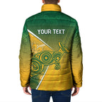 Australia Indigenous Personalised Wallabies Padded Jacket Rugby Rivals
