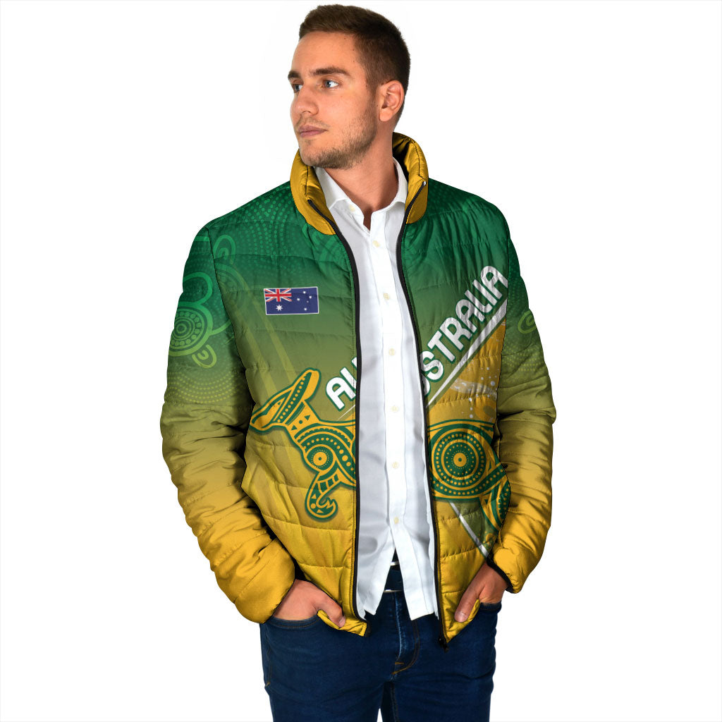 Australia Indigenous Personalised Wallabies Padded Jacket Rugby Rivals