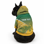 Australia Indigenous Personalised Wallabies Pet Hoodie Rugby Rivals