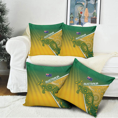 Australia Indigenous Wallabies Pillow Cover Rugby Rivals