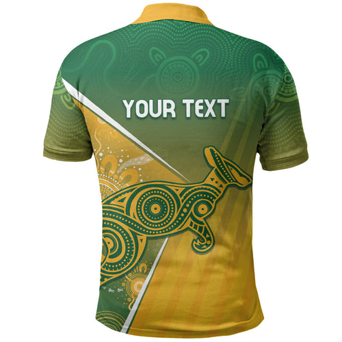 Australia Indigenous Personalised Wallabies Polo Shirt Rugby Rivals