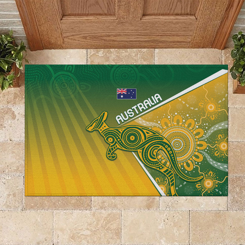 Australia Indigenous Wallabies Rubber Doormat Rugby Rivals