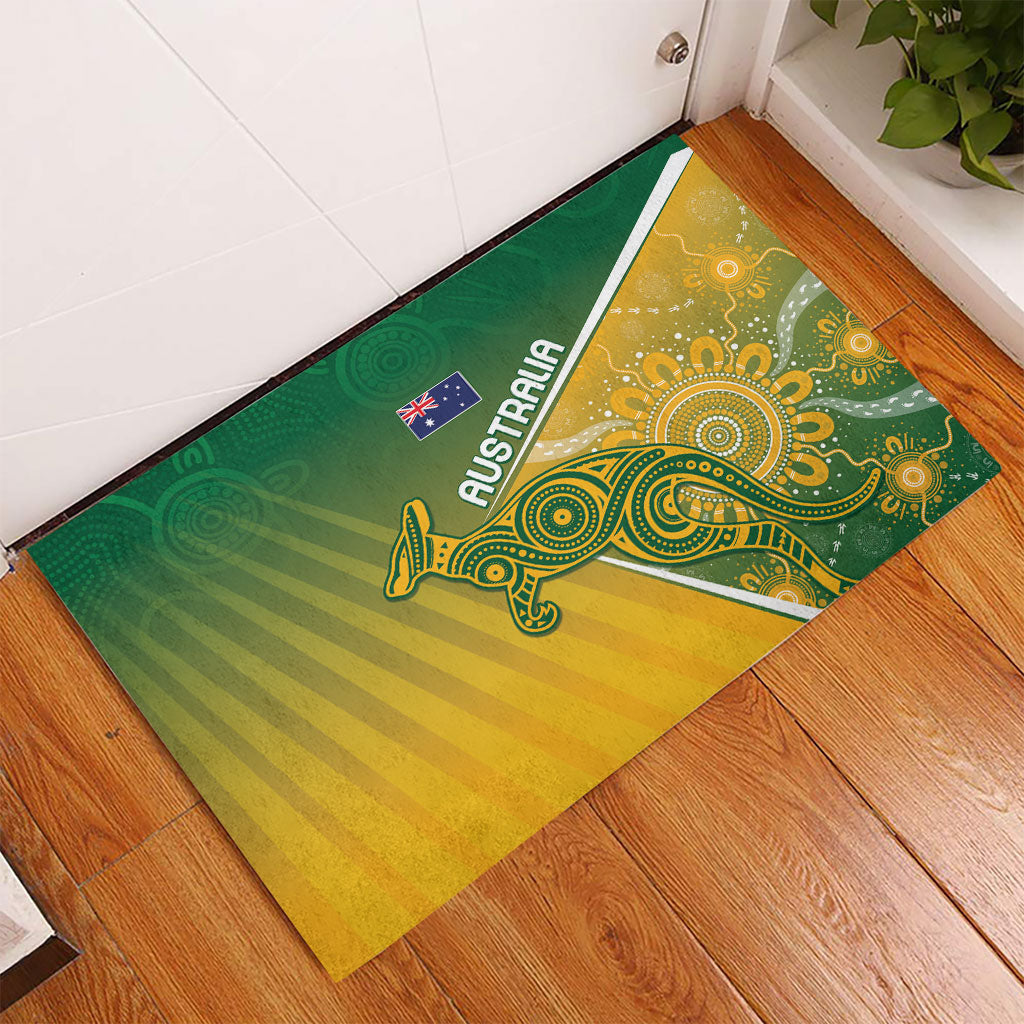 Australia Indigenous Wallabies Rubber Doormat Rugby Rivals