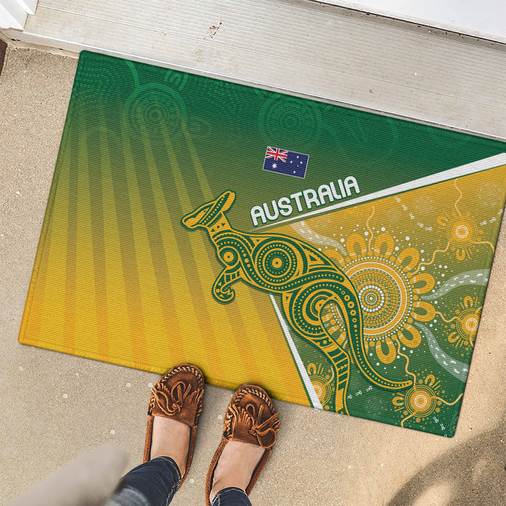 Australia Indigenous Wallabies Rubber Doormat Rugby Rivals