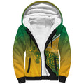 Australia Indigenous Personalised Wallabies Sherpa Hoodie Rugby Rivals