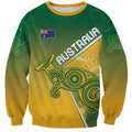 Australia Indigenous Personalised Wallabies Sweatshirt Rugby Rivals
