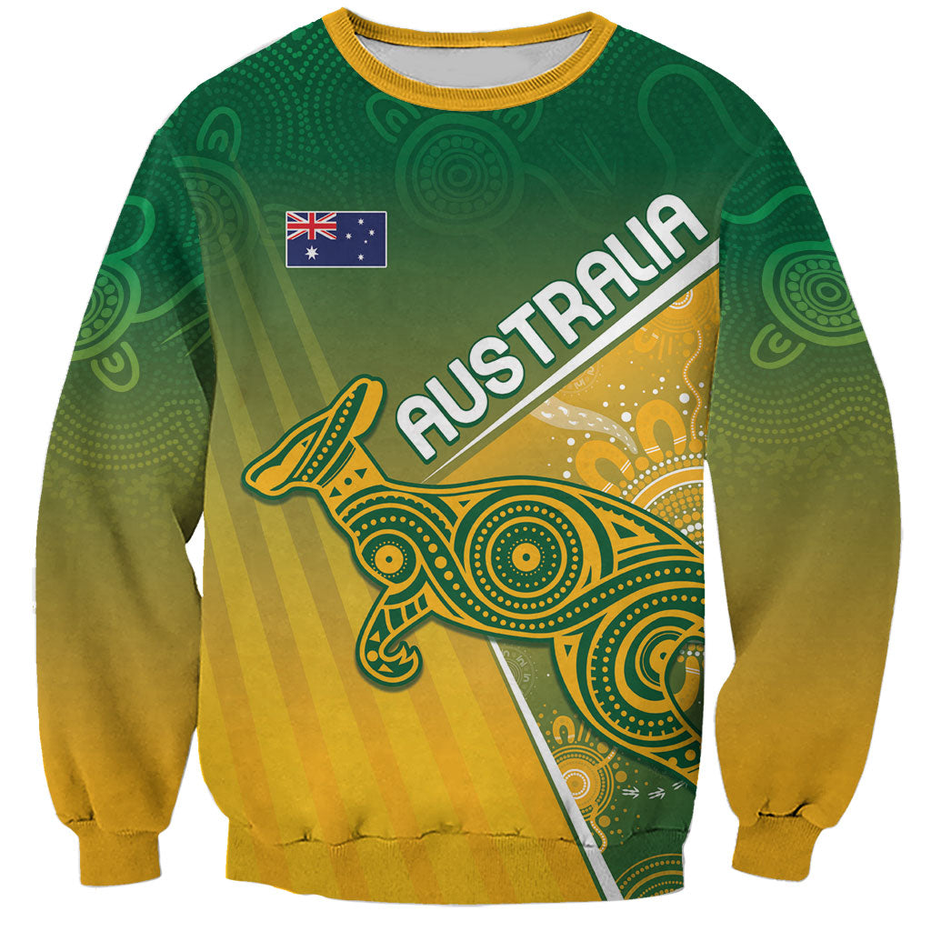 Australia Indigenous Personalised Wallabies Sweatshirt Rugby Rivals