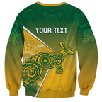 Australia Indigenous Personalised Wallabies Sweatshirt Rugby Rivals