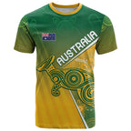 Australia Indigenous Personalised Wallabies T Shirt Rugby Rivals