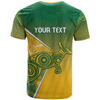 Australia Indigenous Personalised Wallabies T Shirt Rugby Rivals