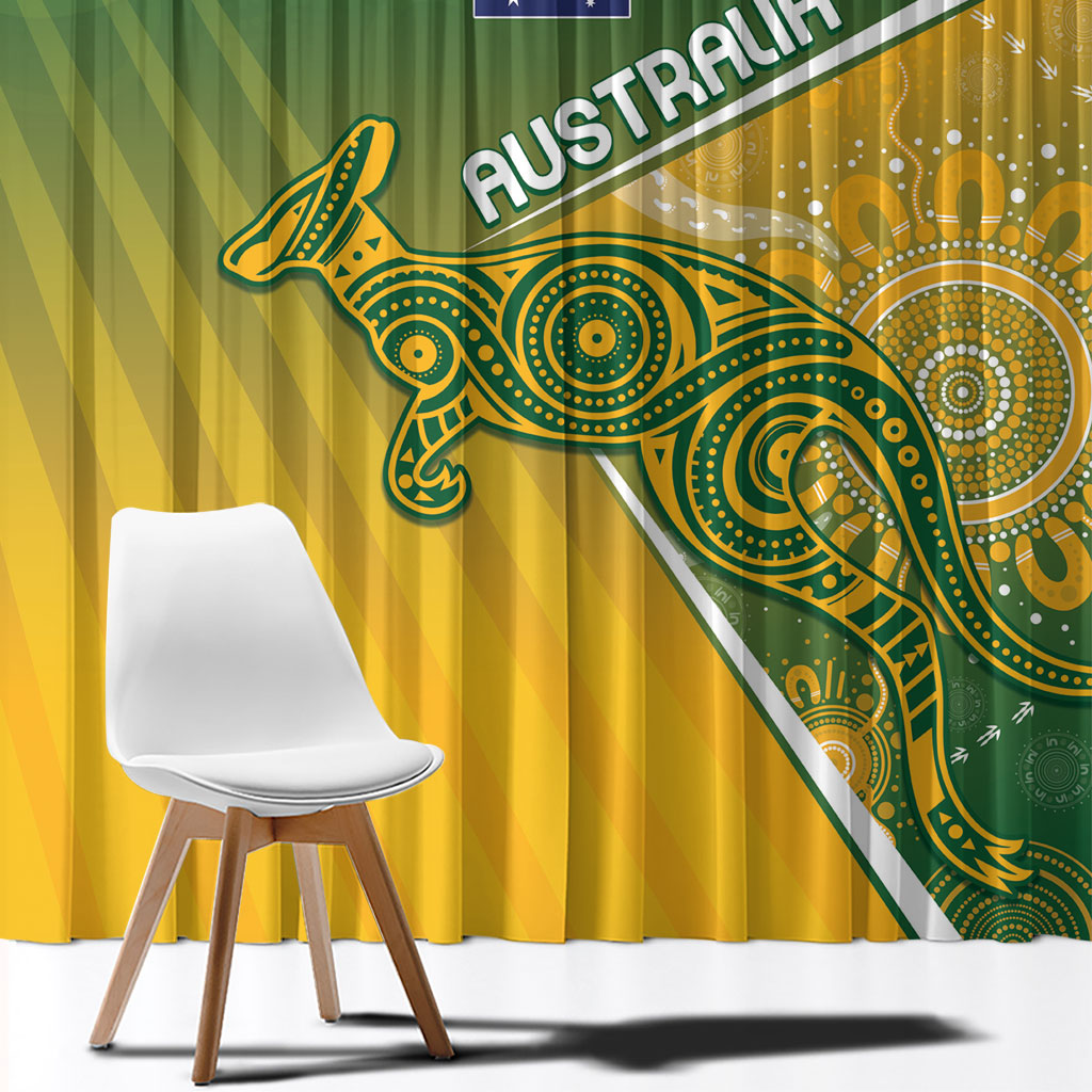 Australia Indigenous Wallabies Window Curtain Rugby Rivals