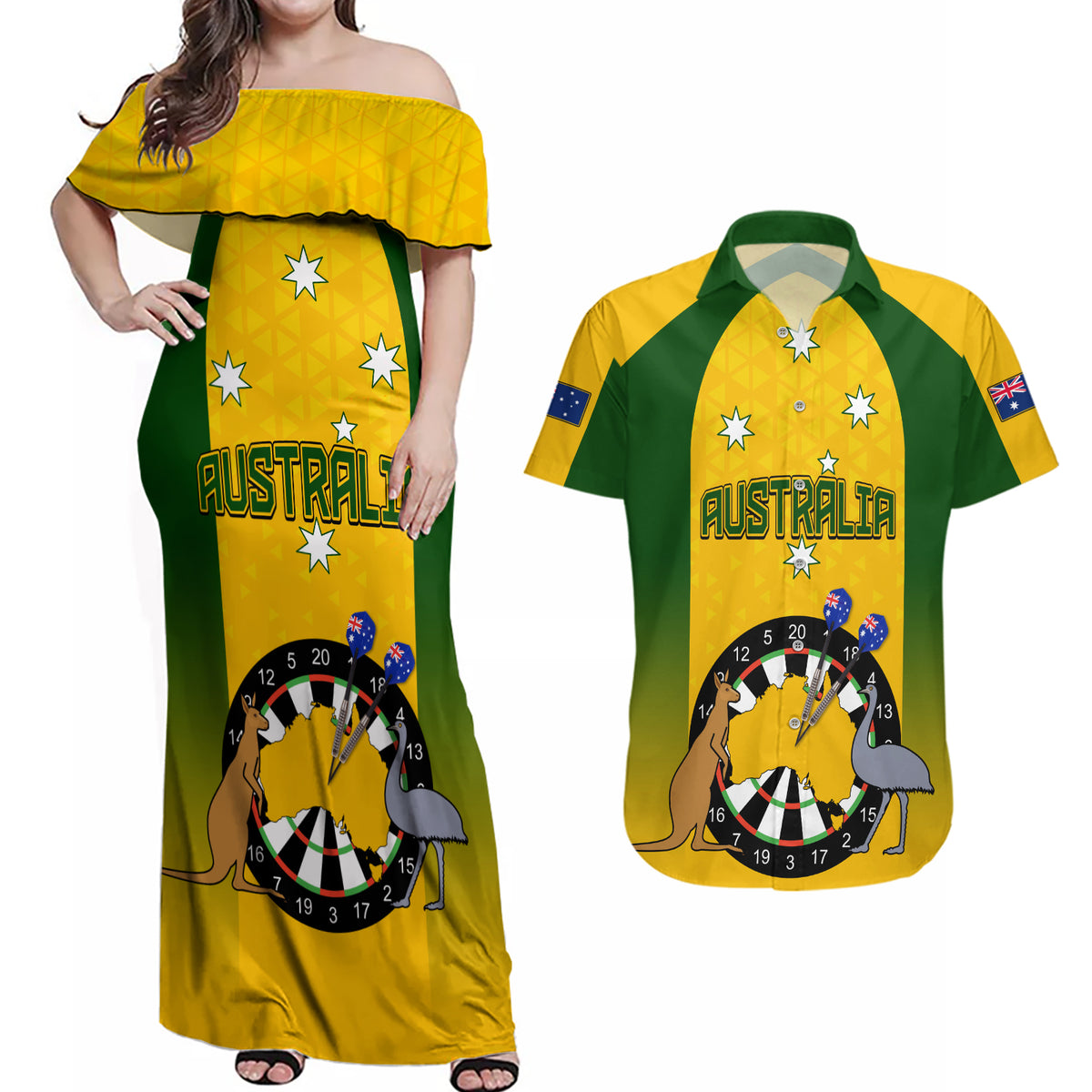 custom-australia-darts-couples-matching-off-shoulder-maxi-dress-and-hawaiian-shirt-national-color-basic