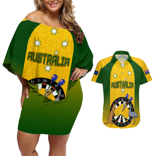 custom-australia-darts-couples-matching-off-shoulder-short-dress-and-hawaiian-shirt-national-color-basic