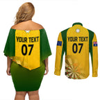 custom-australia-darts-couples-matching-off-shoulder-short-dress-and-long-sleeve-button-shirt-national-color-basic