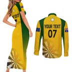 custom-australia-darts-couples-matching-short-sleeve-bodycon-dress-and-long-sleeve-button-shirt-national-color-basic