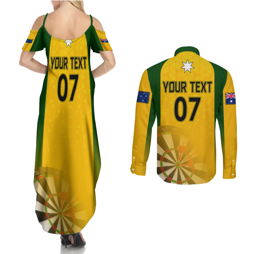 custom-australia-darts-couples-matching-summer-maxi-dress-and-long-sleeve-button-shirt-national-color-basic