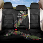 Kia Ora New Zealand Floral Back Car Seat Cover Black - Aussie Hoodie