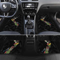 Kia Ora New Zealand Floral Personalized Car Mats Black - Aussie Hoodie