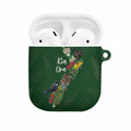Kia Ora New Zealand Floral AirPods Case Sage Green - Aussie Hoodie