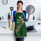 Kia Ora New Zealand Floral Apron Sage Green - Aussie Hoodie